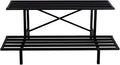Zhongma 2 Tier Sturdy Metal Plant Stand Heavy Duty Plant Holder for Home Indoor and Outdoor,L45.67 x W17.5 x H14 inch, 440 LBS Capacity & Heavy Duty Construction …