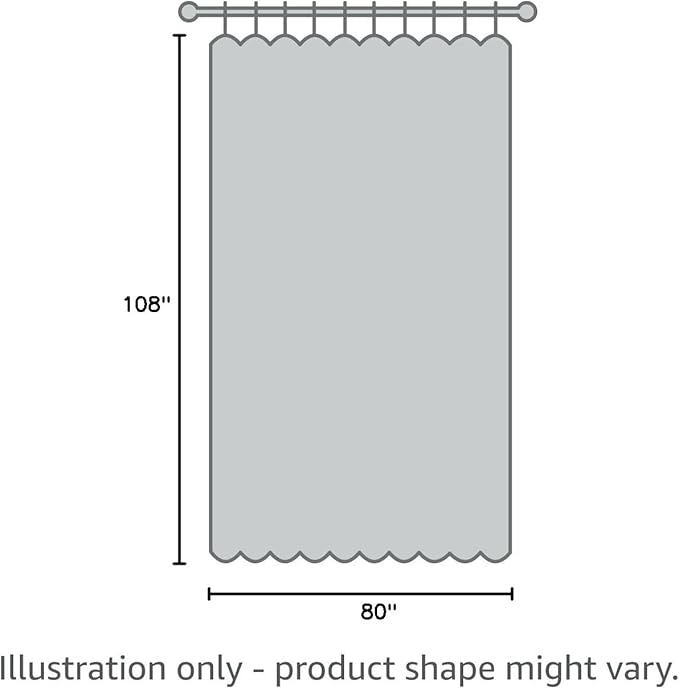 NICETOWN Patio Door Curtain Vertical Blinds, Grommet Top Room Divider Curtain Panel Thermal Insulated for Bedroom/Living Room (Greyish White, W80 by L108, 1 Panel)