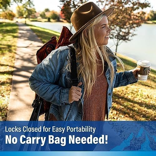 Kijaro Dual Lock Portable Camping Chairs - Enjoy the Outdoors with a Versatile Folding Chair, Sports Chair, Outdoor Chair & Lawn Chair - Dual Lock Feature Locks Position – Ireland Green