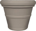 Tusco Products Rolled Rim Garden Planter, 36-inch, Safari