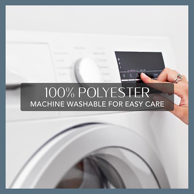Elrene Home Fashions Matine Weatherproof Tab-Top Indoor/Outdoor Solid Color Curtain Panel for Porch, Pergola, Patio, Deck, 52”W x 95”L, White