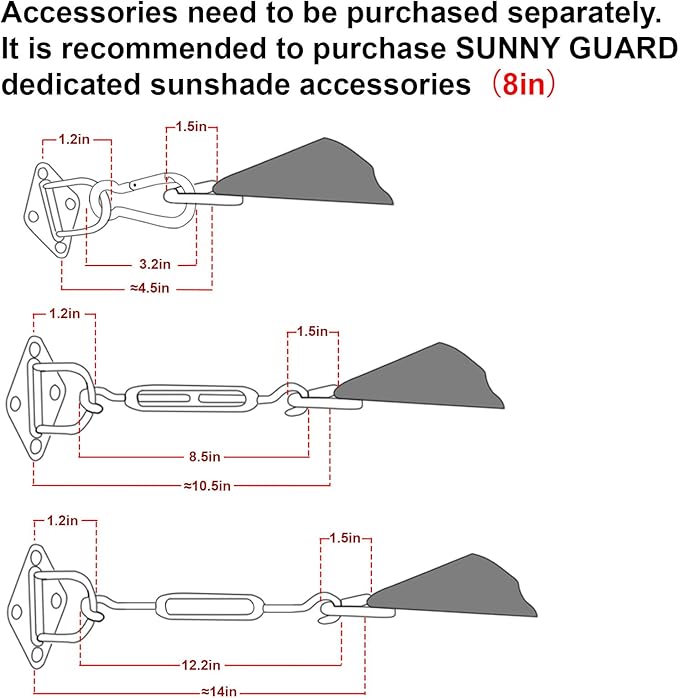 SUNNY GUARD Custom Size 17'x26' Rectangle Sand UV Block Sunshade for Backyard Yard Deck Patio Garden Outdoor Activities and Facility(Customized)