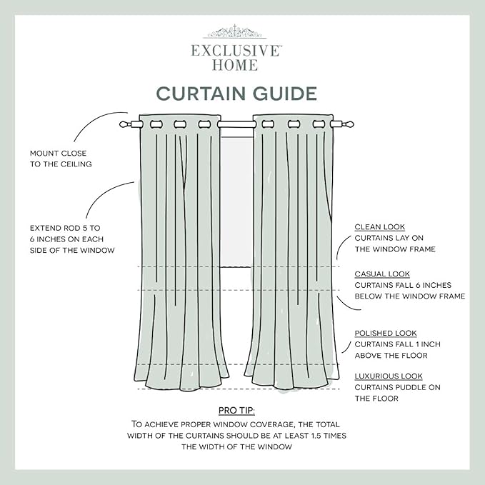 Exclusive Home Cabana Solid Indoor/Outdoor Light Filtering Hook-and-Loop Tab Top Curtain Panel Pair, 54"x120", Mecca Orange