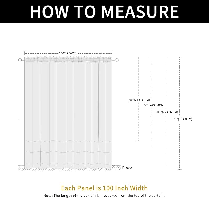 SpaceDresser Waterproof Outdoor Sheer Curtains for Patio - 2 Panels Rod Pocket Indoor Voile Sheer Curtain for Living Room,100W x 108L inch, Foliage Green