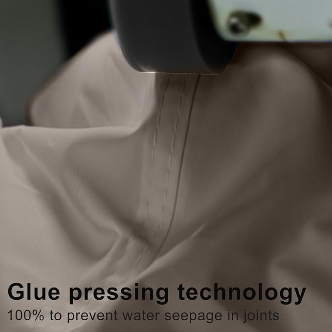 LOVE STORY Rectangle 7'x12' Waterproof Sun Shade Sail Canopy UV Block for Outdoor Patio Backyard Carport,Taupe(We Make Custom Size)