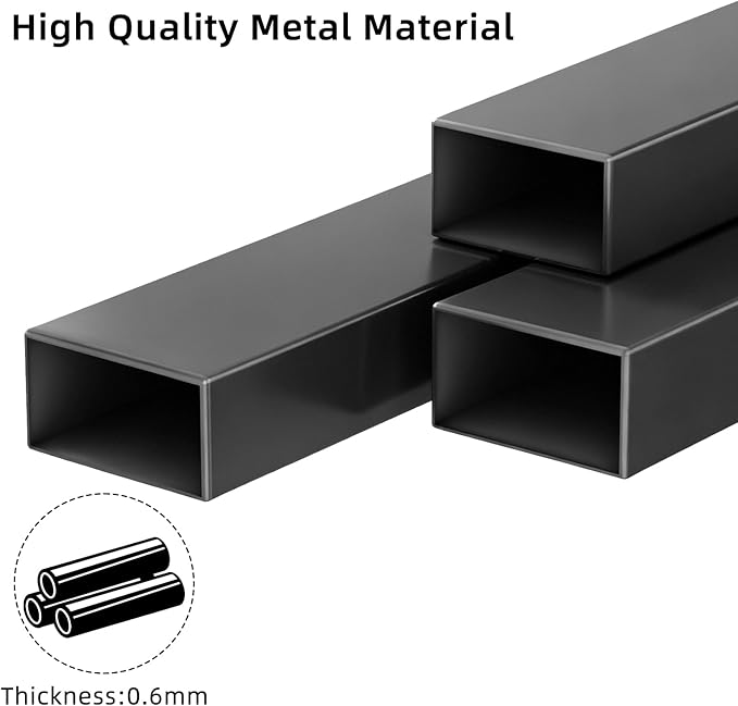 2 Pack Metal Plant Stand, Foldable Heavy Duty Indoor, Window Iron Plant Shelf - Mid Century Modern Slatted Bench for Patio, Garden, Living Room Load Bearing 330 lbs 26" L x 10.4" H x 8.6" W 1 Tier Black
