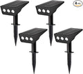 Solar Spot Lights Outdoor, Solar Landscape Spotlights Waterproof Adjustable Light House Lights Spot Light for Yard (4)