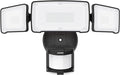 LEPOWER LED Motion Sensor Security Lights, 3 Head Motion Detected, 38W, 4200LM, Waterproof IP65, 5500K, Full Metal for Outdoor, Garage, Porch, Yard (Black)