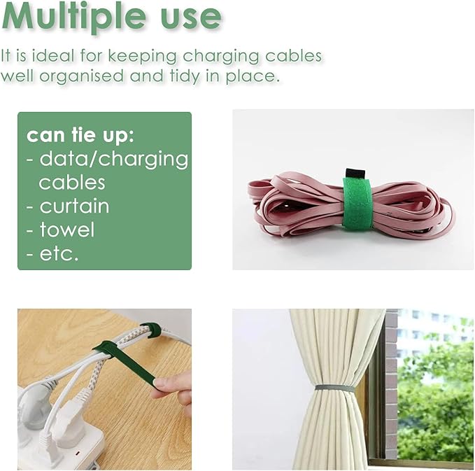 Garden Tie Green Tape, Plant Supports, Gentle On Plants (98.4ft × 0.6 inch, 1 roll, Green)