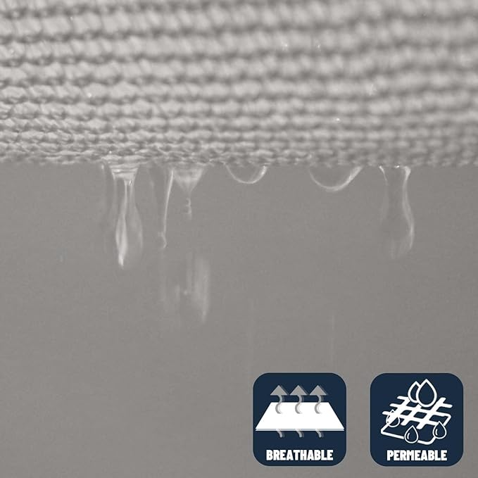 SUNNY GUARD Custom Size 16'x16' Silver Grey Sun Shade Sail Rectangle UV Block Shade for Backyard Yard Patio Deck Garden(Customized)