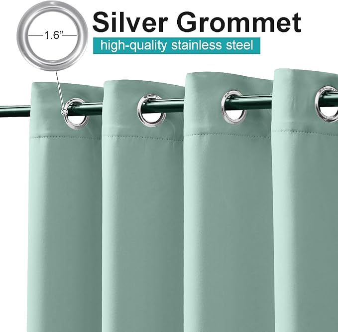 NICETOWN Outdoor Curtainch for Patio Waterproof 84 inch Wide, Thermal Insulated Rustproof Grommet UV Blocking Cabana Curtainch & Drape, Privacy Safe Shade for Pergola, Pure White, 1 PC, 95-Inch Long