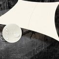 SUNNY GUARD Waterproof Sun Shade Sail 8' x 20' Cream Rectangle UV Block Sunshade for Backyard Yard Deck Patio Garden Outdoor Activities and Facility(Customized)