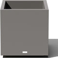 Veradek Block Series Cube Plastic Planter - Large Square Planter for Indoor or Outdoor Patio/Garden | Durable All-Weather Use with Drainage Holes | Modern Décor for Tall Plants, Trees, Flowers