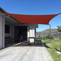 SUNNY GUARD Custom Size 10'x12' Terra Red Sun Shade Sail Rectangle UV Block Shade for Backyard Yard Patio Deck Garden(Customized)