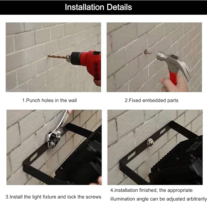 2Pack LED Flood Light Outdoor,150W LED Work Light 15500lm with 6FT US Plug,IP66 Waterproof Exterior Security Lights,6000K Daylight White Outside Floodlights Slim Design for Playground Yard