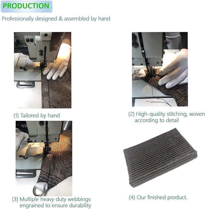 Eden's Decor Straight Flat-Edged Sun Shade Sail Rectangular 13' x 15' Wheat UV-Blocking Outdoor Canopy Fabric Cloth Awning for Pergola Patio Garden Backyard Custom Size