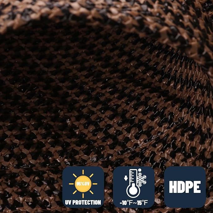 SUNNY GUARD Custom Size 17'x22' Rectangle Brown UV Block Sunshade for Backyard Yard Deck Patio Garden Outdoor Activities and Facility(Customized)
