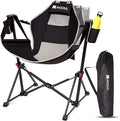 AKSOUL Hammock Camping Chair Swinging: Foldable & Portable Swing Chairs with Storage Bag - 265lbs Adult Weight Capacity - Folding Rocking for Lawn Camp Stargazer Outdoor