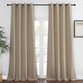 NICETOWN Bedroom Curtain Room Darkening Drapery 102 inches Length - Home Fashion Thermal Insulated Grommet Room Darkening Curtain for Living Room (Taupe, 1 Panel, 52 x 102 inches)