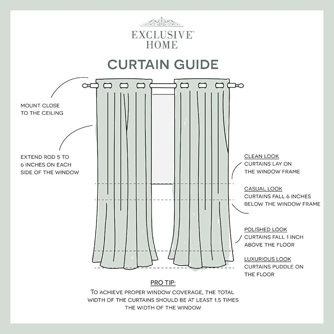 Exclusive Home Cabana Solid Indoor/Outdoor Light Filtering Hook-and-Loop Tab Top Curtain Panel Pair, 54"x120", Mecca Orange
