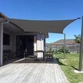 SUNNY GUARD Custom Size 7'x20' Rectangle Graphite Grey UV Block Sunshade for Backyard Yard Deck Patio Garden Outdoor Activities and Facility(Customized)