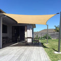 SUNNY GUARD Custom Size 9'x22' Rectangle Sand UV Block Sunshade for Backyard Yard Deck Patio Garden Outdoor Activities and Facility(Customized)