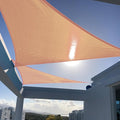 SUNNY GUARD Custom Size 12'x12'x17' Peach Fuzz Sun Shade Sail Right Triangle UV Block Shade for Backyard Yard Patio Deck Garden(Customized)