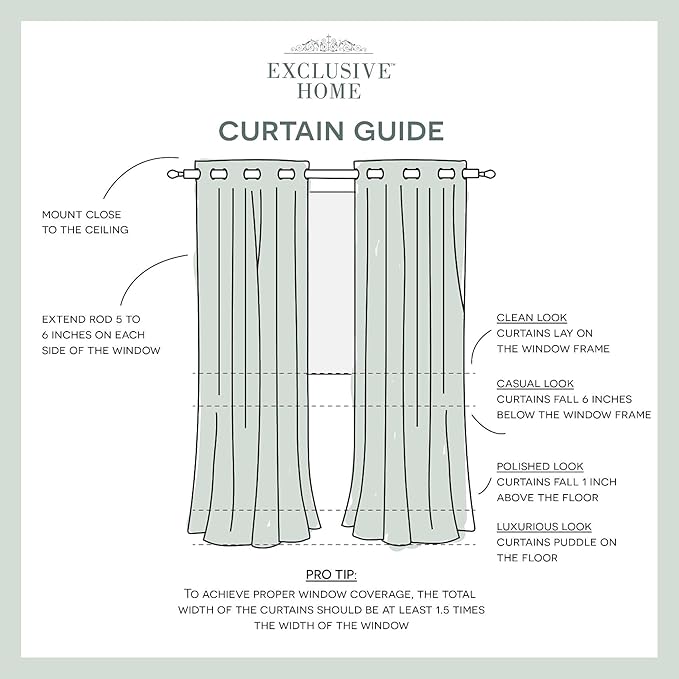 Exclusive Home Canopy Stripe Indoor/Outdoor Grommet Top Curtain Panel, 54"x84", Navy / Sand, Set of 2