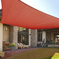 LOVE STORY Custom Size 10'x14' Terra Red Sun Shade Sail Rectangle UV Block Canopy Patio Sail Sunshades Fabric for Outdoor Garden Carport (We Make Custom Size)