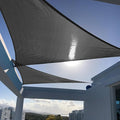 SUNNY GUARD Custom Size 7'x7'x7' Graphite Grey Sun Shade Sail Triangle UV Block Shade for Backyard Yard Patio Deck Garden(Customized)