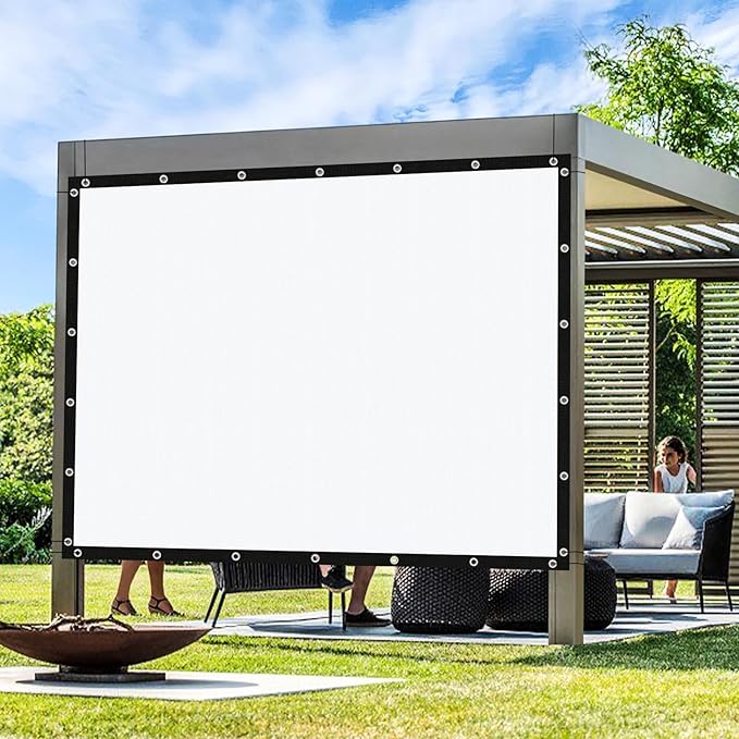 Artpuch Outdoor Pergola Shade Cover 4' X 5' Sun Shade Cloth with Grommets, 90% UV Protection Canopy Patio Privacy Screen (Customized Available) GN107, White