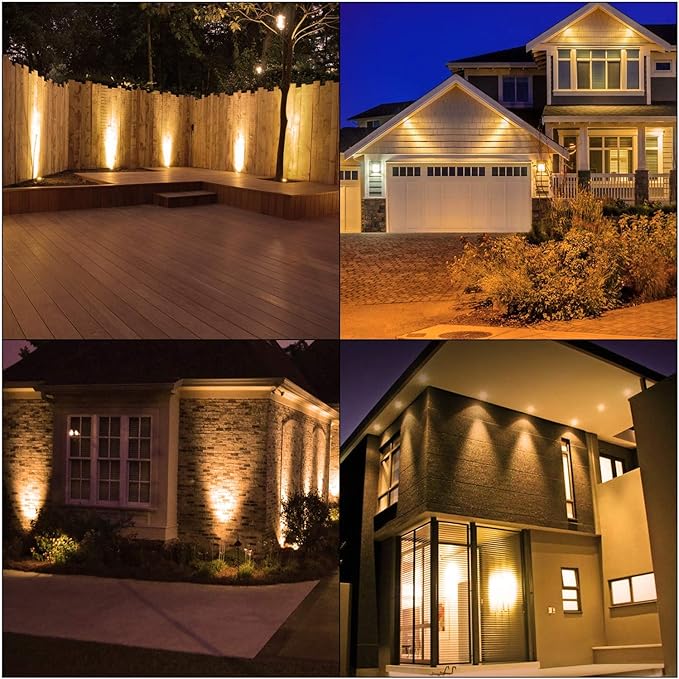 Mlambert 36 Pack MR16 LED Bulbs 50W Halogen Equivalent,2700K Warm White,5W GU5.3 MR16 12V Spotlight Bulb,Non-Dimmable,45° Beam Angle for Landscape