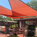 LOVE STORY Custom Size 10'x15'x18' Terra Red Sun Shade Sail Right Triangle Sunshade Fabric Awning Canopy for Patio Backyard Carport Pergola (Customized)