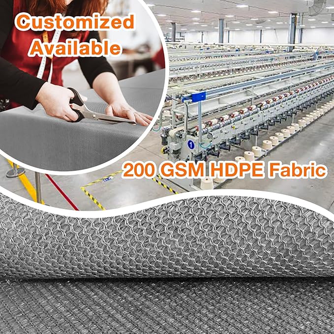Artpuch Outdoor Pergola Shade Cover 4x24 FT Sun Shade Cloth with Grommets Light Grey 90% UV Protection Canopy Patio Privacy Screen (Customized Available)