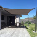 SUNNY GUARD Custom Size 11'x14' Rectangle Brown UV Block Sunshade for Backyard Yard Deck Patio Garden Outdoor Activities and Facility(Customized)