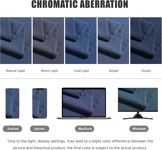 BONZER Outdoor Waterproof Curtains for Patio Privacy Grommet Light Filtering Outside Curtains for Gazebo, Porch, Pergola, Pavilion, 1 Panel, 84W x 95L inch, Navy