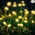 6 Pack 48LED Solar Garden Lights, 8 Lighting Modes Swaying Mushroom Lights, IP65 Waterproof Outdoor Decor for Garden, Yard, Patio, Pathway & Gifts for Women, Grandma (Warm White)