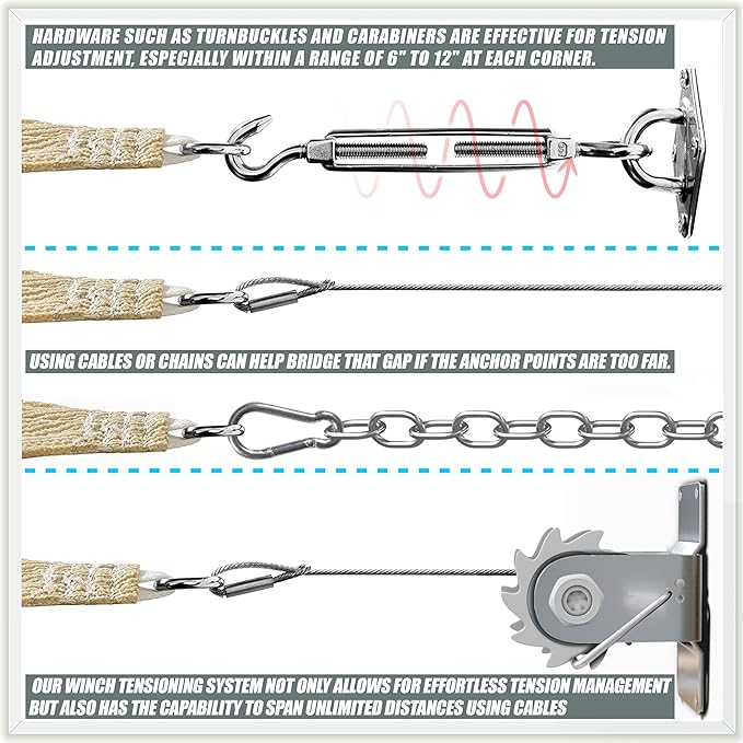 Amgo Custom Size 16' x 18' x 24.1' Green Right Triangle Sun Shade Sail UPF50+ AGTAPRT12, Order to Make Canopy Awning, 95% UV Blockage, Water & Air Permeable, Commercial Standard (We Customize)