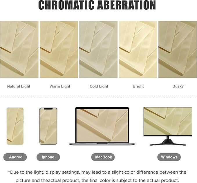 BONZER Waterproof Outdoor Curtains for Patio Porch Pergola Cabana Light Filtering Privacy Grommet Indoor Curtain Panels for Bedroom Living Room, 1 Panel, 54W x 120L inch, Cream