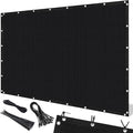 Artpuch 90% Sun Shade Cloth, 6 x 12 FT Pergola Shade Cover Canopy with Grommets, Sun Screen Fabric Tarp for Patio, Outdoor, Garden, Backyard, Black