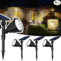 JSOT 600 LM Solar Spotlights Outdoor for Garden,IP65 Waterproof Solar Spot Lights Landscape Lighting for Walkway Wall Garden Backyard Path Pathway Driveway 18LED Beads Cool White 4 Pack