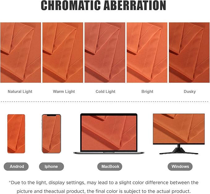 BONZER Outdoor Waterproof Curtains for Patio Extra Wide Grommet Light Filtering Outside Curtains for Gazebo, Porch, Pergola, Pavilion, 1 Panel, 150W x 95L inch, Mecca Orange