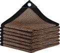 Sun Shade Cloth with Grommets,90% UV Protection Shade Fabric,Pergola Shade Cover Canopy Fence Privacy Screen Balcony,Brown Sunshades for Patio Pergola Garden Backyard Outdoor,Mocha-12x12FT