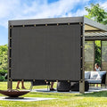 Artpuch Outdoor Pergola Shade Cover 4x9 FT Sun Shade Cloth with Grommets Dark Grey 90% UV Protection Canopy Patio Privacy Screen (Customized Available)