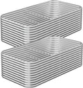2 Pack Tall 6x3FT Corrugated Galvanized Steel Raised Garden Bed Outdoor, Metal Above Ground Garden Bed for Vegetables and Flowers, Raised Beds for Gardening-6x3x1.5FT