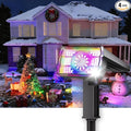 1 Pack Solar Outdoor Lights Waterproof IP67,Spotlights 6 Colors Changing+10 Lighting Modes Christmas Easter Solar Garden Lights Colored Landscape Spot Lights Outdoor Lighting for Yard Pool Patio