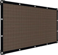 Mocha Sun Shade Cloth,Pergola Shade Cover with Reinforced Grommets,90% Shade Fabric Fence Privacy Screen Balcony,Pergola Shade Cover Canopy Garden Carport Porch Deck Patio Shade Cover,6x6FT