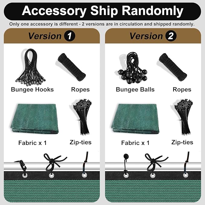 Artpuch 90% Sun Shade Cloth, 8 x 10 FT Pergola Shade Cover Canopy with Grommets, Sun Screen Fabric Tarp for Patio, Outdoor, Garden, Backyard, Green