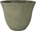 Classic Home and Garden Honeysuckle Resin Planters - Lightweight Indoor & Outdoor Plant Pots - UV-Resistant Plastic Flower Pots - Pot Planters for Flowers & Herbs (13" Fossil)