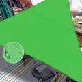 LOVE STORY Right Triangle 7'x9'x11.4' Waterproof Sun Shade Sail Canopy UV Block for Outdoor Patio Backyard Carport,Fruit Green(We Make Custom Size)